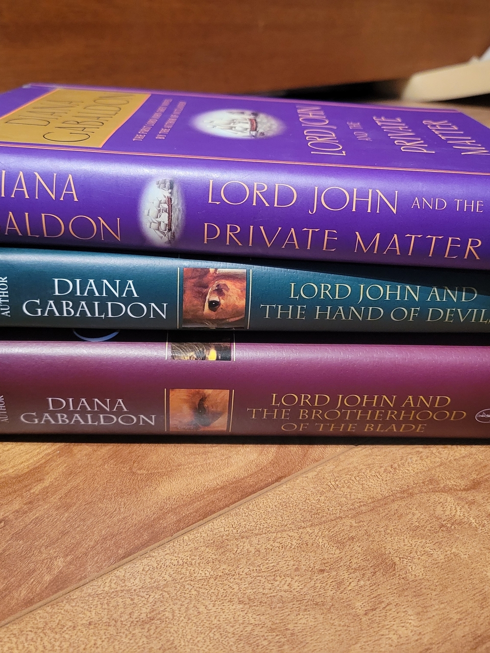 Diana Gabaldon Lord John Hardcover Book Lot of 3 Outlander Series